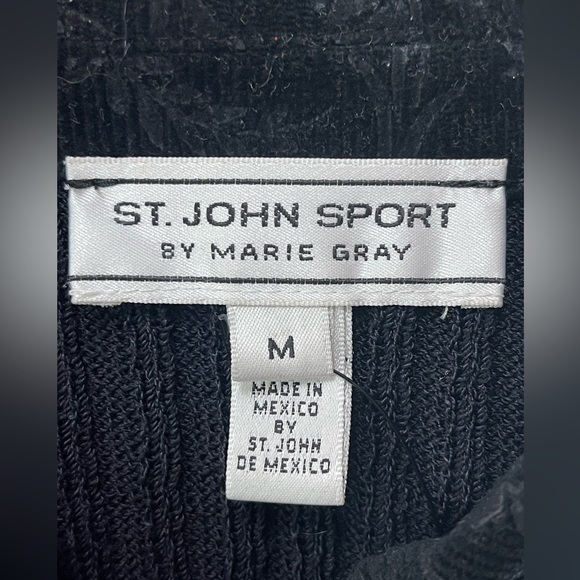 St. John Sport by Marie Gray 80% wool 20% contrast corduroy Size M - Picture 9 of 9